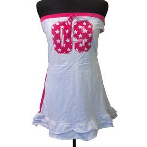 Megan Moroney Lucky Tour Merch 09 Star Skort Romper XL White Pink Country
